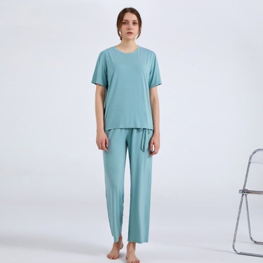 Short-sleeved Trousers Women’s Loungewear Set Loose And Comfortable Pajamas
