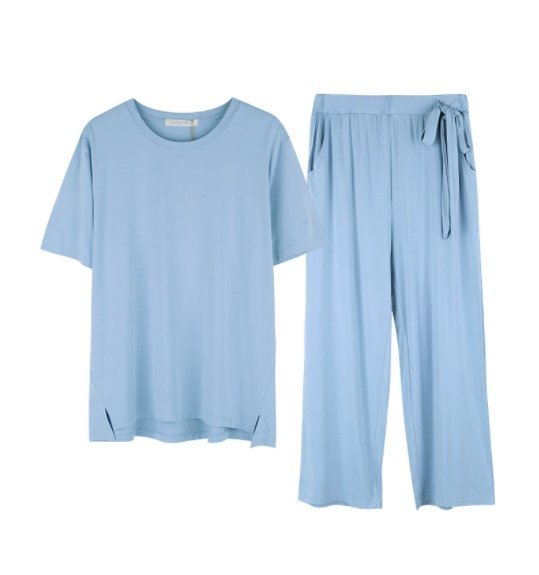 Short-sleeved Trousers Women’s Loungewear Set Loose And Comfortable Pajamas