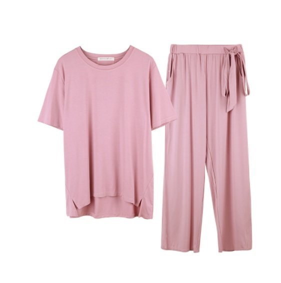 Short-sleeved Trousers Women’s Loungewear Set Loose And Comfortable Pajamas